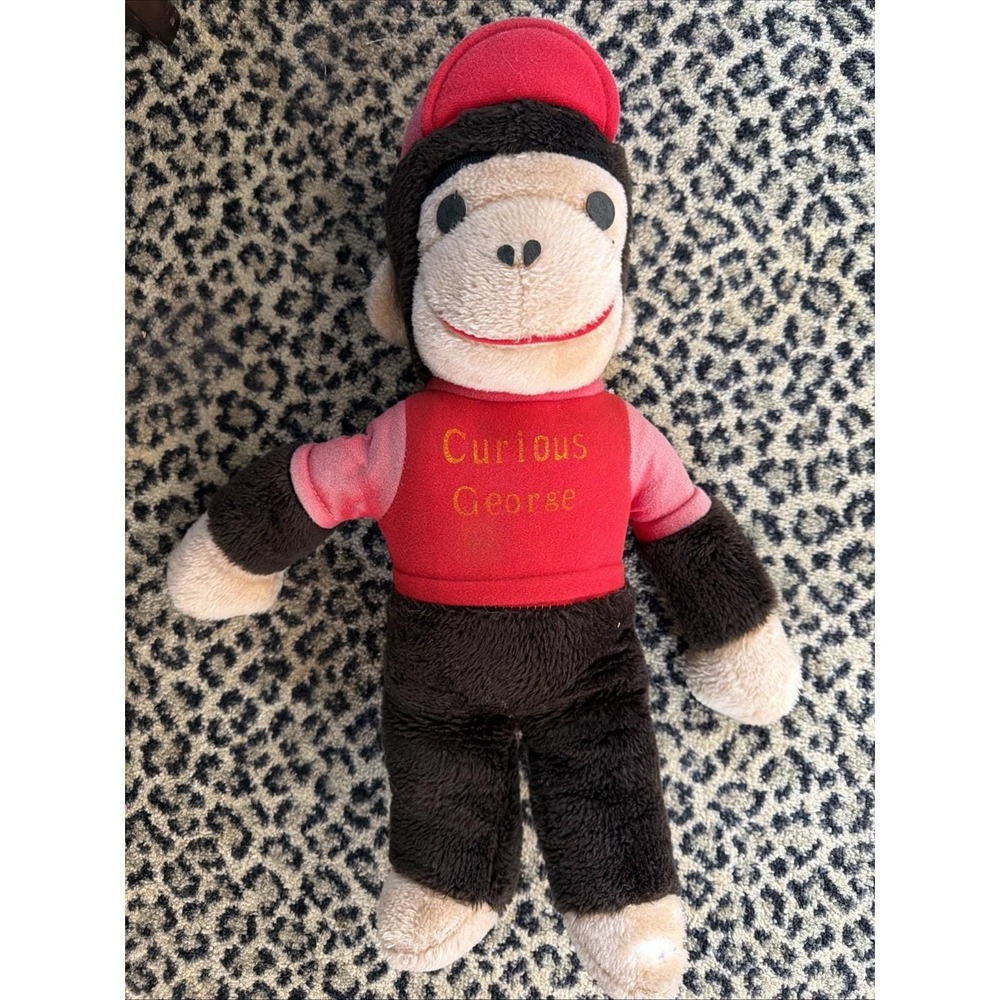 Curious George Vintage Stuffed Plush Knickerbocker 21" Vintage 1970s Retro Toy
